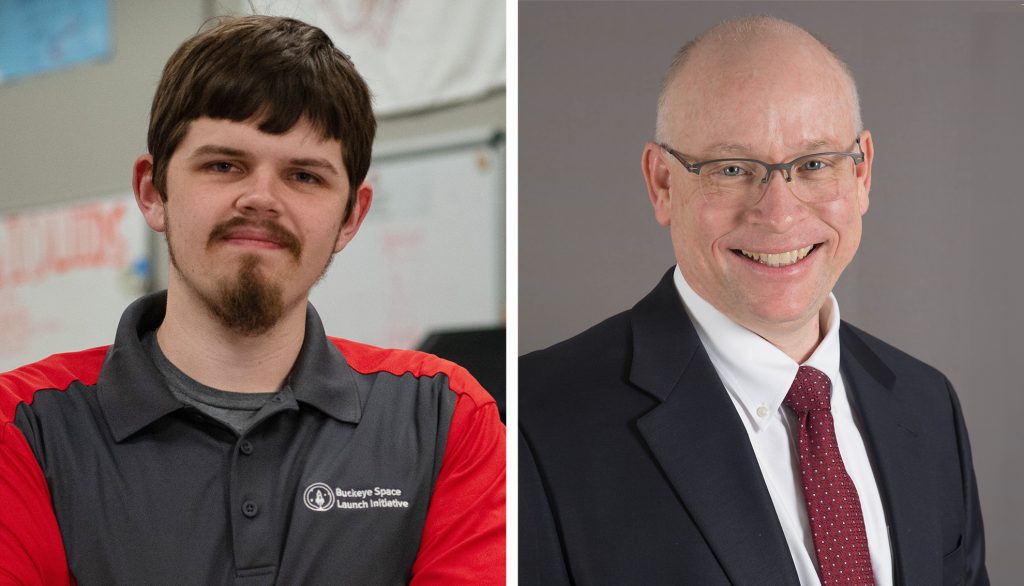 AMUG has awarded scholarships to Alex Campbell (left), an aerospace engineering student at Ohio State University, and Phil Rufe, Assistant Professor in the School of Engineering at Eastern Michigan University. Photos via AMUG.