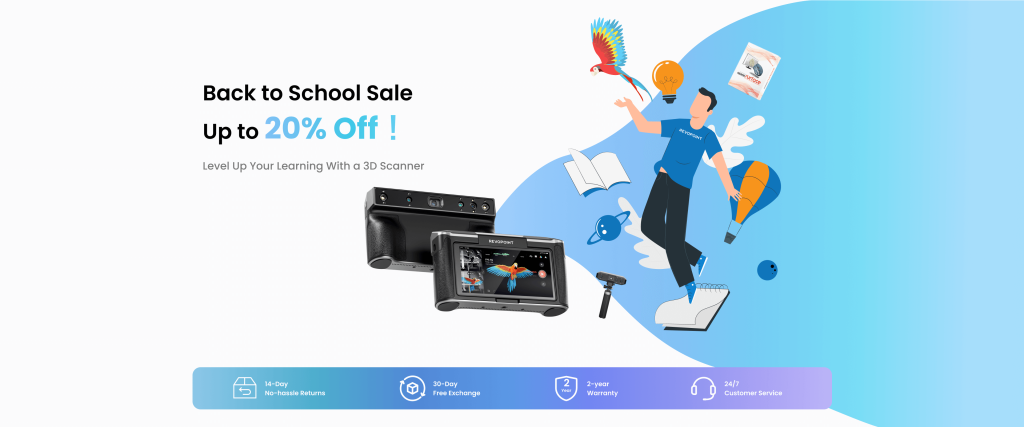 Back to school sale by Revopoint. Image via Revopoint.