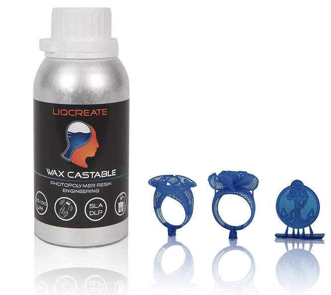 Liqcreate’s Wax Castable resin. Image via Liqcreate.